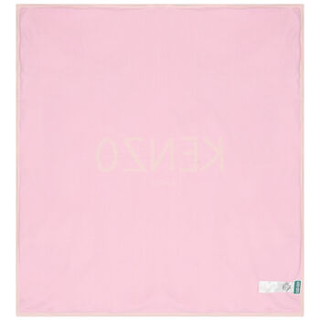 Baby Girls Pink Logo Blanket